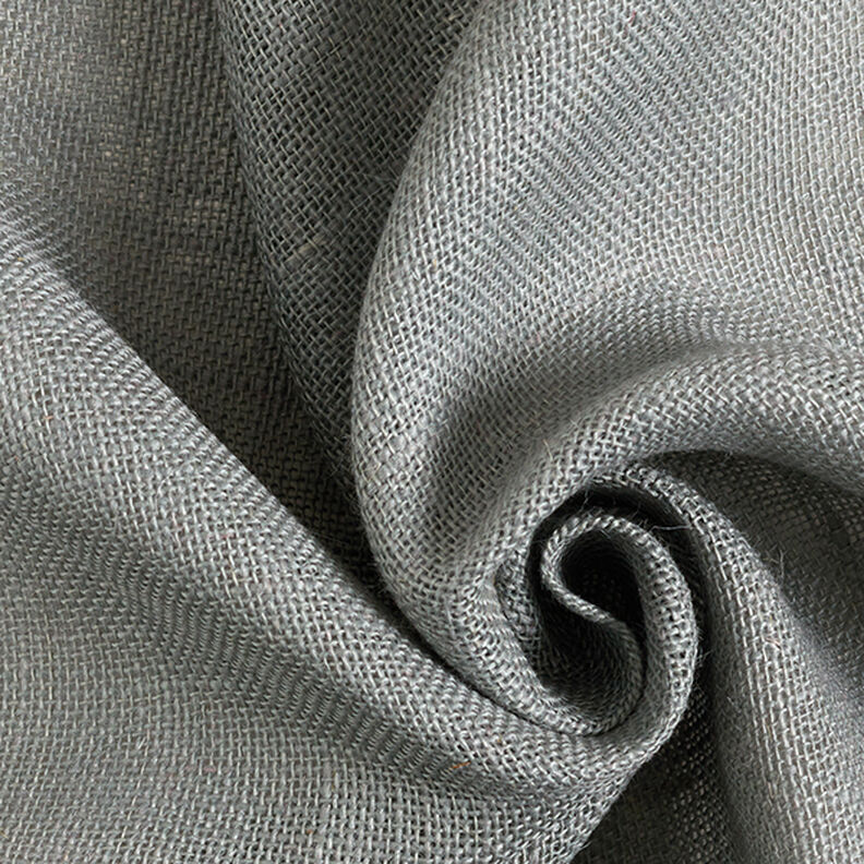Tissu de décoration Jute Uni 150 cm – gris,  image number 1