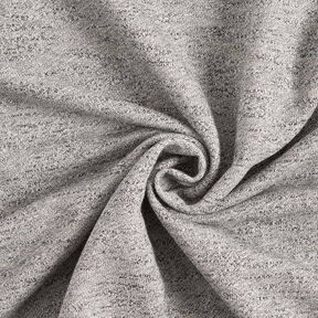 French Terry Chiné – gris clair/noir, 