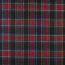 Tissu manteau en tartan en laine vierge mélangée – noir/rouge,  thumbnail number 1