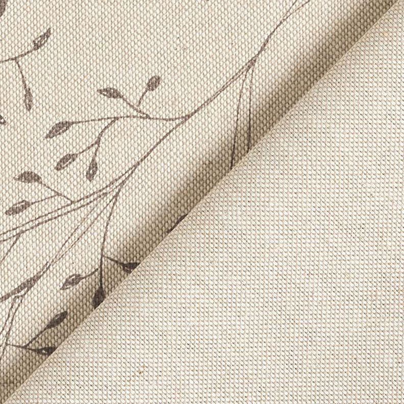 Tissu de décoration Semi-panama fines branches – nature,  image number 4