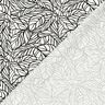 Mélange viscose lin Feuillage – écru/noir,  thumbnail number 4
