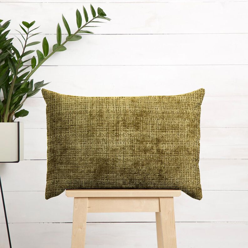 Tissu de revêtement Chenille Uni – olive, image number 6