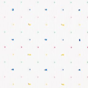 Popeline buntes Konfetti – blanc, 