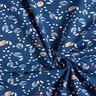 Jersey coton Hirondelles au dessus d'un pré – indigo,  thumbnail number 3