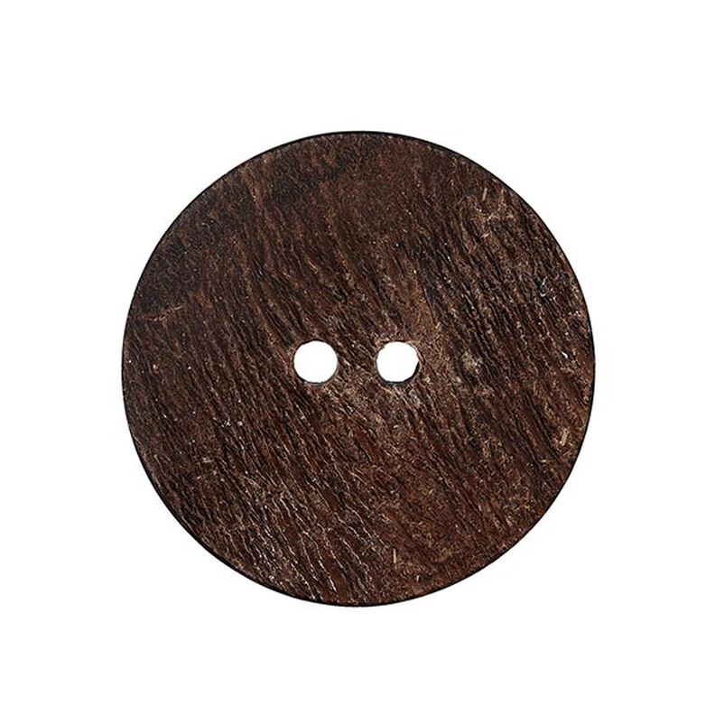 Bouton en corne Folklorique - marron foncé,  image number 1