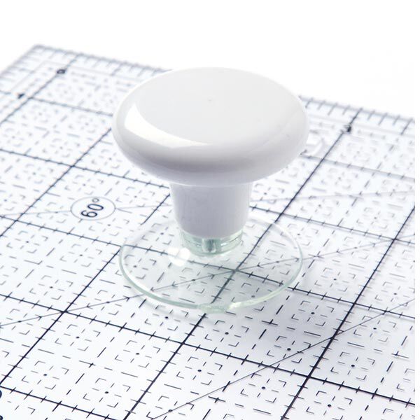 Support règle avec ventouse simple - blanc, image number 1