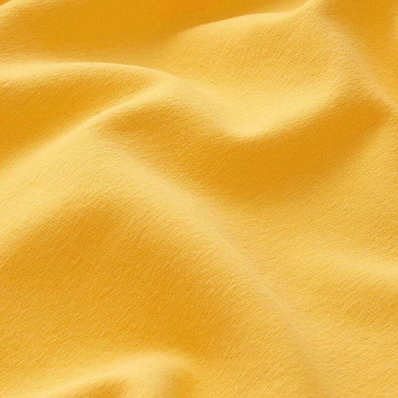 Molleton coton léger uni – jaune soleil, image number 4