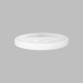 Bouton plastique 2 trous Basic - blanc, 