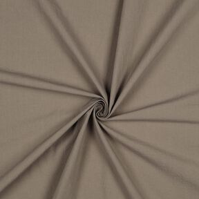 Tissu en coton Crinkle prélavé – taupe foncé, 