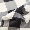 Tissu en coton Carreaux lurex – noir/blanc,  thumbnail number 3