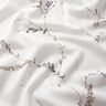Tissu pour voilages Voile Branches tendres – blanc/argent,  thumbnail number 2