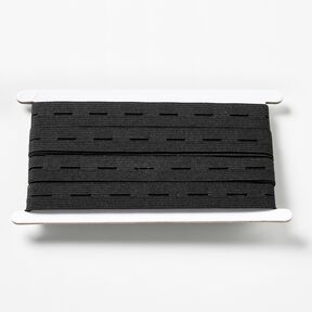 Élastique a boutonnières [3 m | 20 mm] – noir, 