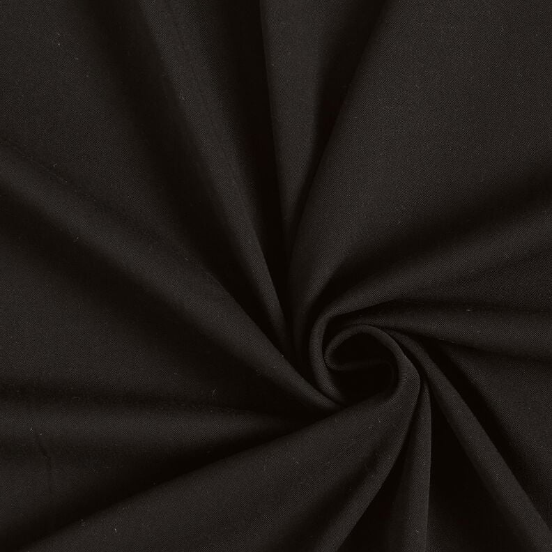 Viscose Stretch Uni – noir,  image number 1