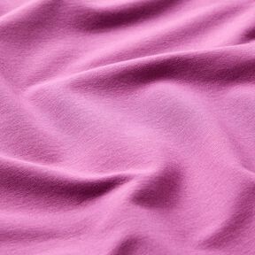 Molleton coton léger uni – lilas rouge, 