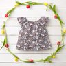 Popeline coton Lapins dans un pré fleuri – gris foncé,  thumbnail number 6