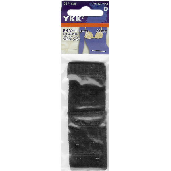 Rallonge de soutien-gorge 580 – noir | YKK,  image number 1
