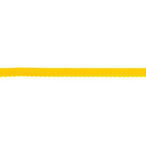Bande à border élastique Dentelle [12 mm] – jaune soleil, 