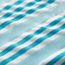 Jersey viscose aspect crash – blanc/turquoise, 