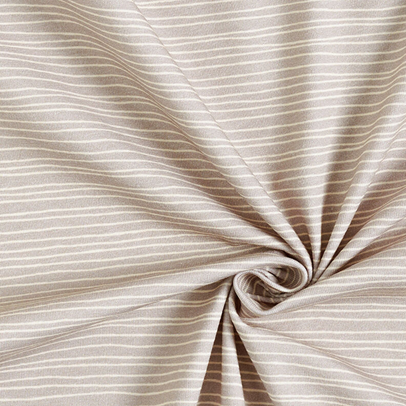 Jersey de coton fines rayures – gris clair,  image number 3