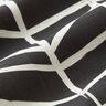 Tissu de décoration Semi-panama Lignes abstraites – ivoire/noir,  thumbnail number 2