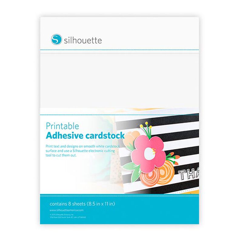 Silhouette Cartes autoadhésives Imprimable [ 21,5 x 27,9 cm|8 Pièces],  image number 1