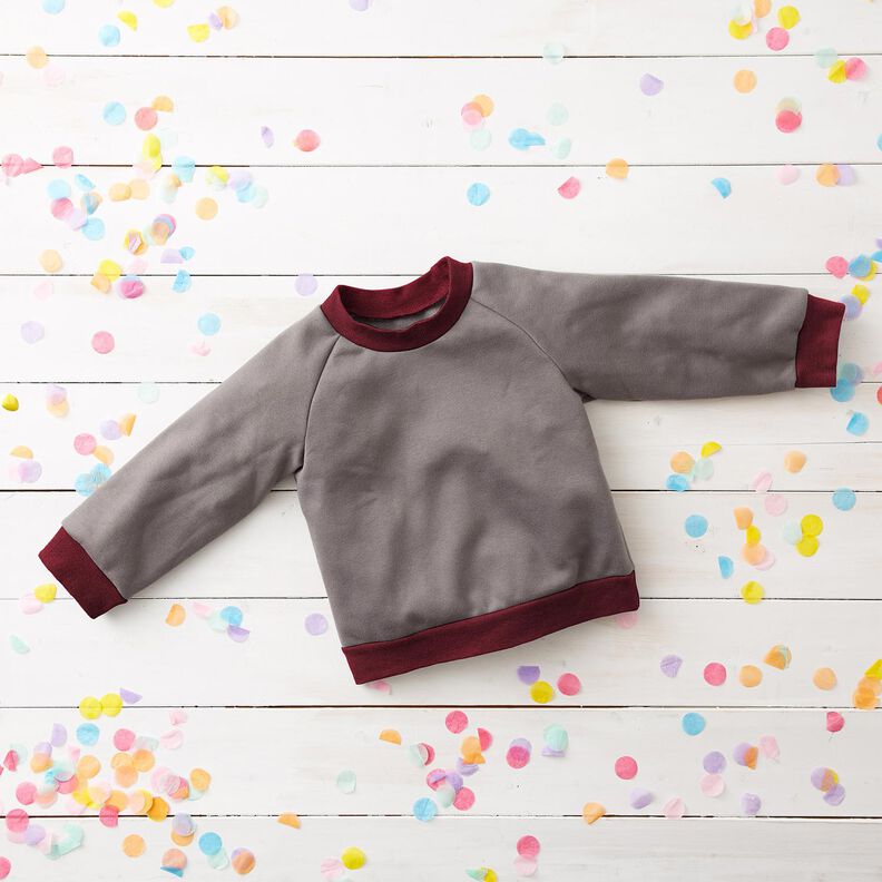 2x2 Bordures Uni – rouge bordeaux,  image number 7