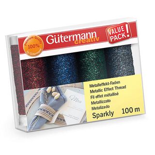 Set de fils à coudre Sparkly [4 bobines de 100 m] | Gütermann, 