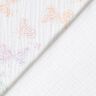 Tissu double gaze de coton Papillons Imprimé feuille – blanc,  thumbnail number 5