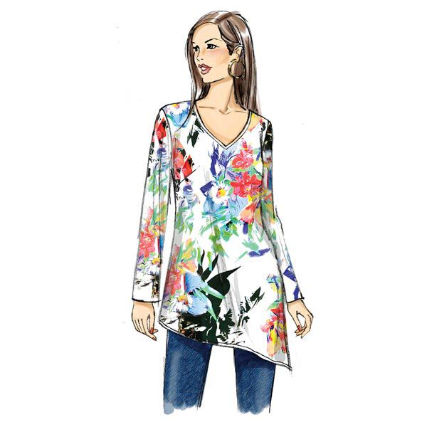 Haut|Tunique - Grande taille, Butterick 6263|52 -, image number 3