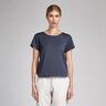 Chambray coton aspect jean – bleu nuit,  thumbnail number 4