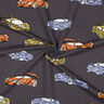 French Terry Sweat d’été Rennautos | Poppy Fabrics – gris,  thumbnail number 3