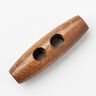 Bouton à bascule en bois [40 mm] – caramel,  thumbnail number 1