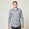Tissu pour chemise Motif paisley superposé – indigo/olive,  thumbnail number 5