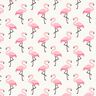 Coton enduit Flamant rose – écru,  thumbnail number 1