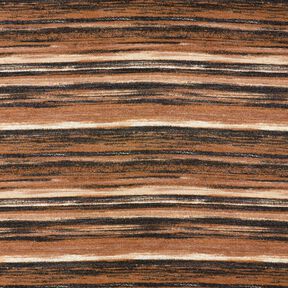 Jersey à rayures floues scintillantes – marron/noir, 