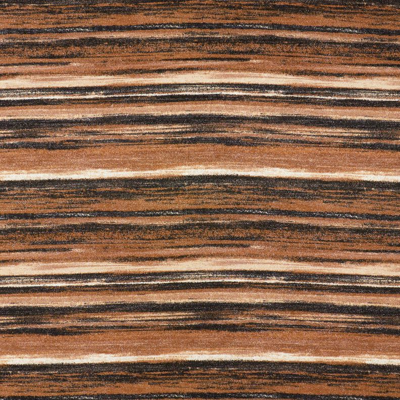Jersey à rayures floues scintillantes – marron/noir,  image number 1