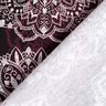 Jersey coton Mandalas | Glitzerpüppi – merlot/argent,  thumbnail number 4