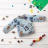 Polaire alpin Veste collage – bleu clair/gris,  thumbnail number 5