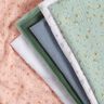 Tissu double gaze de coton Dentelle brodée Vrilles de fleurs – vert foncé,  thumbnail number 5