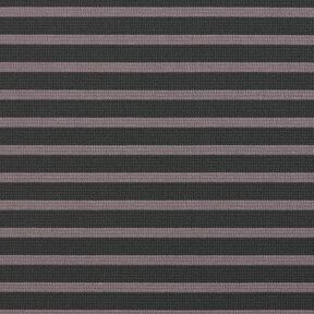Jersey jacquard Rayures – gris mauve/anthracite | Reste 60cm, 
