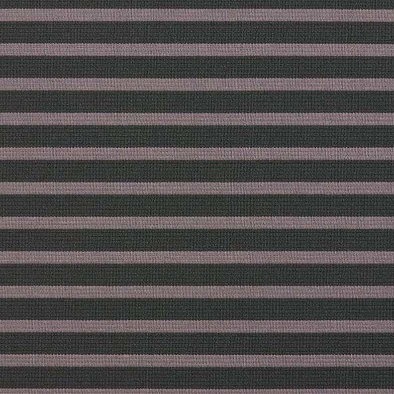Jersey jacquard Rayures – gris mauve/anthracite,  image number 1