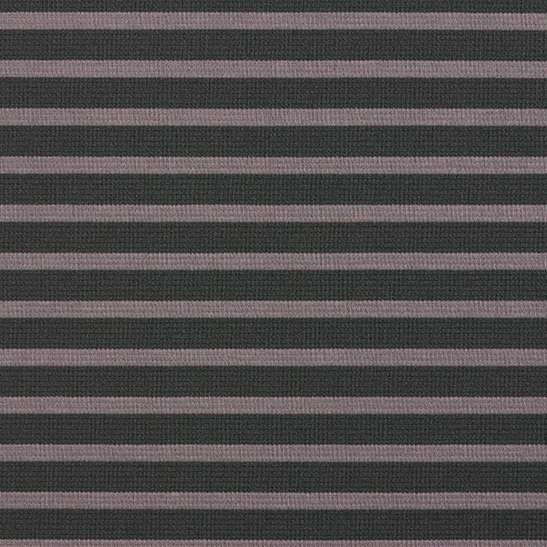 Jersey jacquard Rayures – gris mauve/anthracite,  image number 1