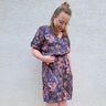 Viscose mélangé Fleurs en aquarelle – bleu nuit,  thumbnail number 6