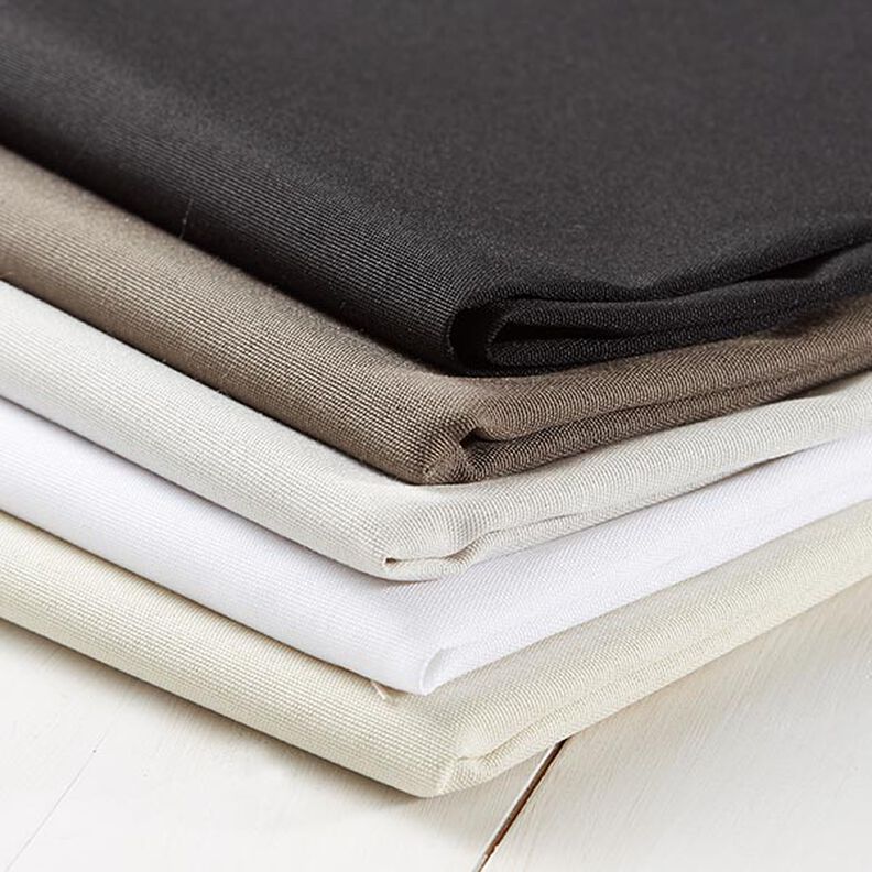 Tissu d’extérieur Teflon Uni – noir,  image number 4