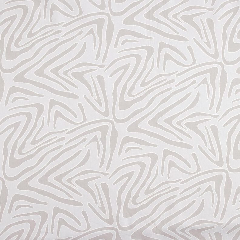 Tissu de décoration Semi-panama Motif zébré – argent/gris clair,  image number 1