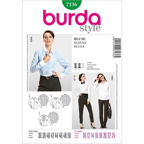 Chemisier, Burda 7136, 