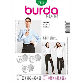 Chemisier, Burda 7136, 