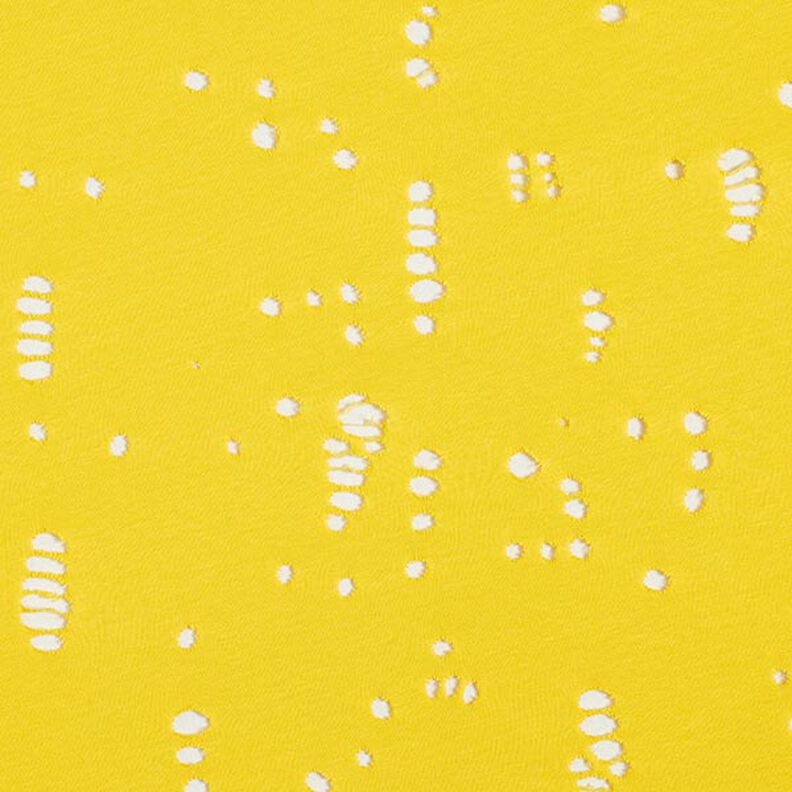 Jersey coton destroyed – jaune citron,  image number 7