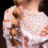 GOTS Popeline coton Streublümchen | Poppy Fabrics – nature/orange pêche,  thumbnail number 8