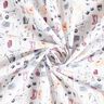 Tissu en coton Popeline Jardinage – blanc/gris bleu,  thumbnail number 3